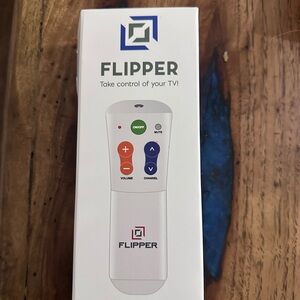 Flipper Big Button Universal TV Remote For Seniors TV and Cable Set